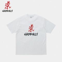 y[ցz24ss O~` GRAMICCI LOGO TEE O~`STVc Y G4SU-T097 J[ WHITE GRAMICCI Ki 