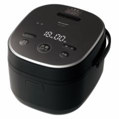 シャープ KS-CF05E-B ジャー炊飯器 取っ手つき3mm厚釜 マイコン 3合炊き ブラック