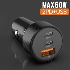 60W �V�K�[�\�P�b�g iPhone16 �[�d�� �}���[�d�� 3�|�[�g USB Type-C PD QC3.0 30W USB�V�K�[�\�P�b�g �V�K�[�\�P�b�g�A�_�v�^�[ 12V ��