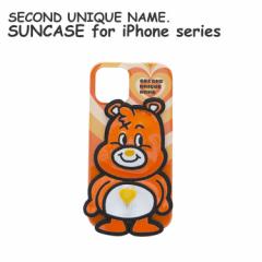 iPhoneV[Y ؍ P[X iPhone 13 12 SE3 13Pro 13mini iPhone13 ProMAX 11 N} SUN CASE ENAMEL HEART BEAR ORANGE 