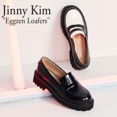 Wj[ L [t@[ Jinny Kim Eggzen Loafers WHITE COMBI zCg Rr BLACK ubN 301626406 V[Y