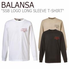 バランサ ロンT BALANSA SSB LOGO LONG SLEEVE T-SHIRT SSB ロゴ ロング スリーブ Tシャツ WHITE BLACK SAND 1010079672/73/74 ウェア