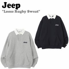 W[v g[i[ Jeep Loose Rugby Sweat [Y Or[ XEFbgVc GREY O[ NAVY lCr[ JN5TSU824MG/NA EFA