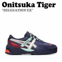 オニツカタイガー スニーカー Onitsuka Tiger DELEGATION EX PEACOAT ピーコート CREAM クリーム 1183A604-400 シューズ