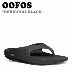 E[tHX T_ OOFOS OORIGINAL IWi RECOVERY SANDAL Jo[T_ BLACK ubN FLFOCS1U01 V[Y