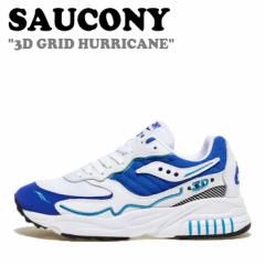 TbJj[ Xj[J[ SAUCONY 3D GRID HURRICANE 3D Obh nP[ WHITE zCg ROYAL C S70646-2 V[Y