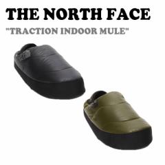 m[XtFCX T_ THE NORTH FACE TRACTION INDOOR MULE gNV ChA ~[ BLACK SAP_GREEN NS93N95A/B V[Y