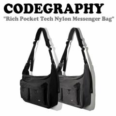 R[hOtB[ NXobO CODEGRAPHY Rich Pocket Tech Nylon Messenger Bag bZW[obO S2F CBCS1BS005CH/BK obO