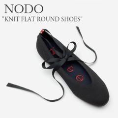 m[h tbgV[Y pvX NODO fB[X KNIT FLAT ROUND SHOES jbg tbg Eh BLACK ubN 136619 V[Y