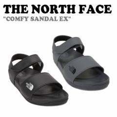 m[XtFCX T_ THE NORTH FACE COMFY SANDAL EX RtB T_  C[GbNX BLACK DARK GRAY NS98P22S/T V[Y