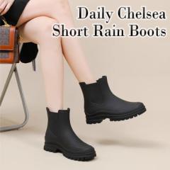 Cu[c fB[X Daily Chelsea Short Rain Boots fC[ `FV[ V[g C u[c BLACK ubN 3155 V[Y