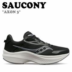 TbJj[ Xj[J[ SAUCONY AXON 3 AN\ 3 BLACK ubN WHITE zCg S20826-05 V[Y