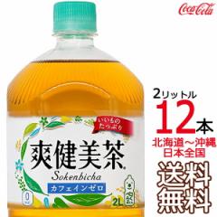 【北海道から沖縄まで 送料無料】 爽健美茶 2L × 12本 (6本×2ケース) ハトムギ 玄米 月見草 大麦 どくだみ コカ・コーラ Coca Cola