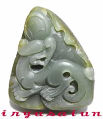 yz Jade Netsuke J^VRʐΎ蒤  AY [Y t ac jp Vi ꓁ lbNX F Y 