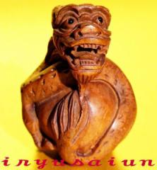  蒤 J^   t Vi J^蒤藴 Chinese zodiac Netsuke Wood carving \x Зʉ_ʔ