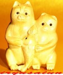 L 蒤 L t Wood carving Netsuke Vi J^ 蒤 u Зʉ_ʔ