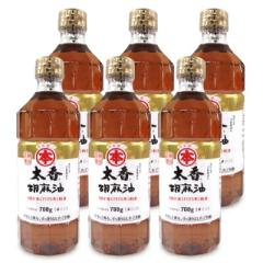 竹本油脂 マルホン 太香胡麻油700g × 6本 沖縄配送不可の通販はau PAY