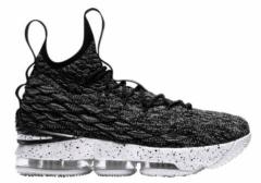 iCL LbY/fB[X uPT Nike LeBron 15 XV GS "Ashes" obV Black/White/White ~joX