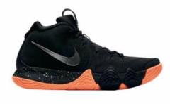 iCL Y Nike Kyrie 4 IV yHalloweenz obV Black/Metallic Silver JC[S