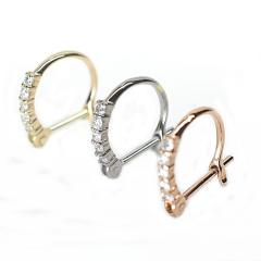 �j10�@10���@�S�[���h�@0.1ct �_�C�� �n�[�t�G�^�j�e�B�t�[�v�s�A�X