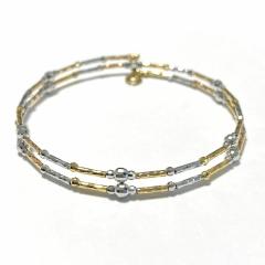 SV925 喜平 ネックレス 六面ダブル喜平ネックレス(22g-55cm)中留(中