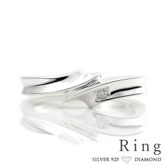 �����O ���f�B�[�X �V���o�[ �_�C�������h ���� �����T�C�Y �V���v�� �V���o�[�J���[ �w�� ������� ��i Silver 925 jlr076wd