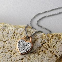 �n���C�A���W���G���[ �l�b�N���X �X�e�����X �����A�����M�[�Ή� �T�[�W�J���X�e�����X316L �n�[�g �v�������A �X�N���[�� �g ���[�Y�S