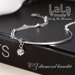 �u���X���b�g ���f�B�[�X �X�^�[�J�b�g �ꗱ�� CZ�_�C�������h AAAA �W���R�j�A �V���o�[925 �v���`�i ���W�E���R�[�e�B���O�d�グ �A��