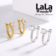 �s�A�X ���f�B�[�X �t�[�v�s�A�X �v���`�i �S�[���h 18K 0.3ct CZ�_�C�������h AAAA �W���R�j�A �V���o�[925 �A�����M�[�Ή� �������� ��