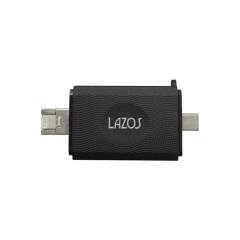 Lazos ���]�X �X�}�z�Ή� �}���`�J�[�h���[�_�[ L-MCR-L  Lightning/Type-C/USB�v���O�Ή�