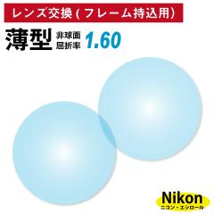 �y���X�̃t���[����OK�z�y�����Y������p�z�t���[���������ݗp �j�R���E�G�V���[�� ���^ ���ܗ�1.60 �񋅖� �����Y �i2��1�g�j Nikon Ess