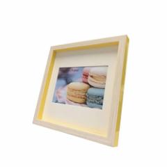 tHgt[ }J t[ Macaron frame Yellow 200x200mminKLTCY}bgtj 22.3~22.3~2.5cm i