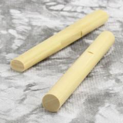 印鑑 訂正印 6mm 本柘 木製 薩摩産 はんこ 丸型 小判型 送料無料