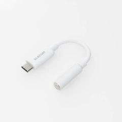 ELECOM USB Type-C-3.5mmϊP[u (VRbV) zCg ϊA_v^[ ϊP[u DAC I[fBIANZT[ nC] 