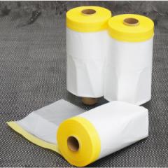 養生 タンカル マスカー 300mm×35ｍ（マスキングテープ付き） 1本 /塗装 補修 マスキング 養生テープ 保護