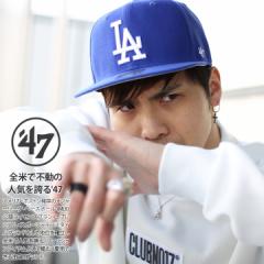 ドジャース 公式 LA キャップ 青 コーデ 47 MLB Dodgers 47brand 帽子 スナップバックキャップ ブルー フォーティセブン ブランド ロサン