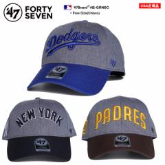 47 キャップ メンズ 春夏秋冬用 全3種 大きいサイズ MLB Dodgers LA ロゴ 47brand フォーティセブン MVP ドジャース ヤンキース パドレス