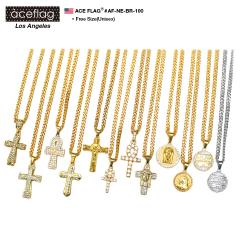 ACEFLAG �l�b�N���X �����Y �S�[���h/�V���o�[ 75cm �G�[�X�t���b�O �약�`�F�[�� �y���_���g �\���� �N���X �L���X�g �v���C�n���h ���C