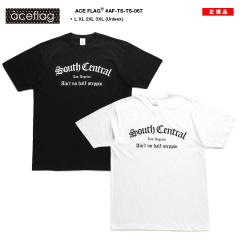 �y45%OFF�zACEFLAG T�V���c ���� �����Y �t�ėp ��/�� �傫���T�C�Y �G�[�X�t���b�O �V���v�� South Central �T�E�X�Z���g���� �r�b�O�V