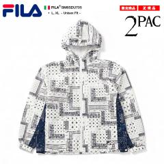 FILA �~ 2PAC 2�p�b�N �A�E�^�[ ���� �u���]�� �i�C�����W���P�b�g �t�[�f�B �����Y �t�ďH�~�p �� �傫���T�C�Y ���� �R���{ ���� �t�B