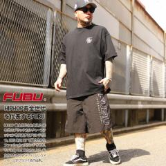 FUBU 上下セット 半袖 ブランド Tシャツ ハーフパンツ メンズ 春夏用 全3色 大きいサイズ フブ セットアップ ナイロン ショートパンツ ナ