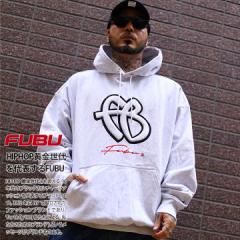 残り僅か【20%OFF】FUBU パーカー ブランド フーディ 長袖 スウェット 裏パイル メンズ 全3色 大きいサイズ フブ フードパーカー トップ