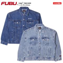 FUBU �A�E�^�[ ���� G�W���� �f�j���W���P�b�g �u���]�� �����Y �t�H�~�p �S2�F �傫���T�C�Y �t�u �W�[�W���� �{�^�� ��ƒ� ���[�N�E�F
