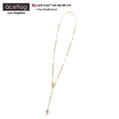 b�n �q�b�v�z�b�v �X�g���[�g�n �����Y ���f�B�[�X �l�b�N���X 53cm�yAF-NE-BR-070�z �G�[�X�t���b�O ACEFLAG ���U���I �`�F�[�� �����O 