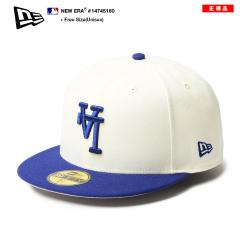�j���[�G�� NEW ERA �L���b�v �h�W���[�X �t�����S ���胂�f�� �����Y ���f�B�[�X �t�ďH�~�p �� �傫���T�C�Y MLB Dodgers LA 59Fifty 