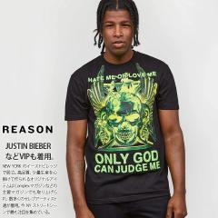 ���X�g1�_ �y29%OFF�zREASON T�V���c ���� �����Y ���f�B�[�X �t�ďH�~�p �� M-3XL �傫���T�C�Y �r�b�O�V���G�b�g ���[�Y�� �X�J�� ����