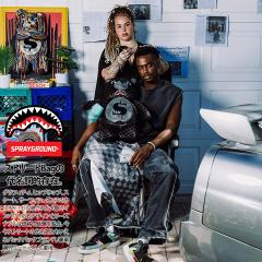 SPRAY GROUND �ʂ������ �o�b�O ���킢�� �F �����b�N �����Y ���f�B�[�X �t�ďH�~�p �� �傫���T�C�Y �X�v���[�O���E���h �o�b�N�p�b�N