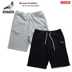 ���X�g1�_�y38%OFF�zSTAPLE �n�[�t�p���c �X�E�F�b�g ���p�C�� �����Y �t�ėp �O���[/�� �傫���T�C�Y �X�e�C�v�� �V���[�g�p���c �����