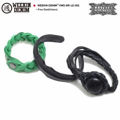 WEEKIN DENIM �E�B�[�L���f�j�� �{�v �҂ݍ��� �o���O�� �u���X���b�g ���C���[�u���X �{�^���^�C�v �� ���U�[�A�N�Z�T���[ �{�v�� �A�N