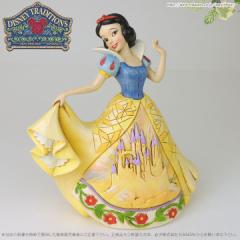 WVA ̃hXƔP _̒̂ P fBYj[ 4045243 Castle In The Clouds Snow White With Castle Dress Figurin